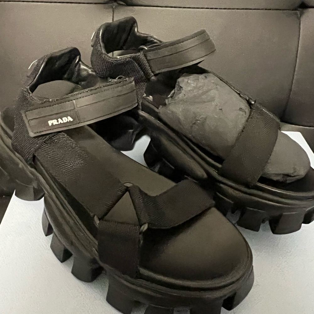 Prada “Sporty woven nylon tape sandals” Calzature Donna Nastro - Picture 5 of 5